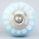 Turquoise Floral Ceramic Drawer Knobs Online