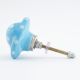 Turquoise Polka Elephant Face Knob