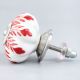 Red Leaf Ceramic Knob
