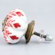 Red Leaf Ceramic Knob