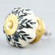 Black Leaf Dresser Knob