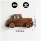 Natural Wooden Adhesive Car Design Wall Hooks-3 Pieces