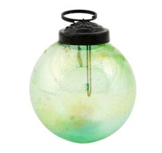 Set Of 4 piece Green Round Small Christmas Hanging