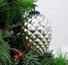 Silver Cut Christmas Hanging