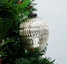 Silver Cut Christmas Hanging