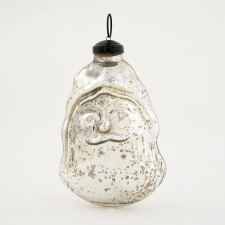 Set Of 2 Piece Santa Claus Antique Christmas Hanging