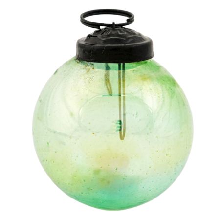 Set Of 4 piece Green Round Small Christmas Hanging