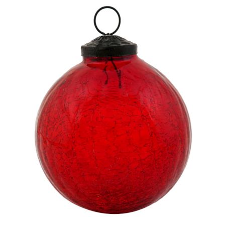 Antique Red Round Christmas Hanging