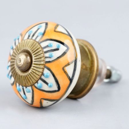 Mustard Flower Dresser Knob