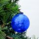 Blue Leaf Cut Christmas Hanging