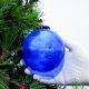 Blue Leaf Cut Christmas Hanging