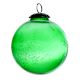 Set Of 4 Piece Green Leaf Cut Christmas Hanging