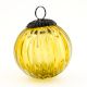 Set Of 4 Piece Yellow Solid Melon Christmas Hanging