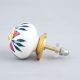 Red Flower Ceramic Dresser Knob Online