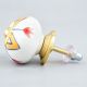 Amaryllis Mustard Flower Ceramic Cabinet Knob Online