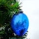 Set Of 3 piece Turquoise Avocado Star Cut Christmas Hanging