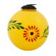 Set Of 3 piece Yellow Round Flower Christmas Hanging