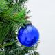 Set Of 4 piece Navy Blue Round Christmas Hanging