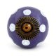 Navy Blue White Polka Dot Knob