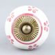 Pink Small Flower Knob