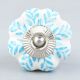 Turquoise Leaf Medium Knob
