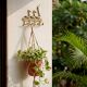 Vintage Brass Key Holder for 4 keys Wall Decor 3 Ducks Design