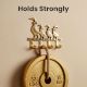 Brass Mother and Baby Geese Wall Hook Key Holder