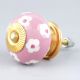 Pink Tiny Flower Knob