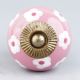 Pink Tiny Flower Knob