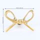 Decorative Brass Golden Bow Drawer Knob