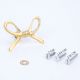 Decorative Brass Golden Bow Drawer Knob