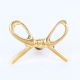 Decorative Brass Golden Bow Drawer Knob