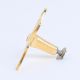 Decorative Brass Golden Bow Drawer Knob