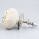 Mustard Floral Ceramic Knob