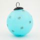 Set Of 4 Piece Turquoise Tiny Flower Big Christmas Hanging