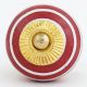 Red White Stripes Knob