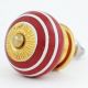 Red White Stripes Knob
