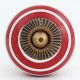 Red White Stripes Knob