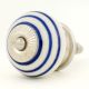 White Navy Blue Knob