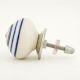 White Navy Blue Knob