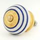White Navy Blue Knob