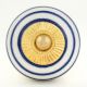 White Navy Blue Knob