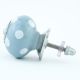 Grey Dotted Ceramic Cabinet Knobs Online