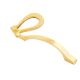 Golden Brass Bow Cabinet Door Handle 1 Pair (Large Size)