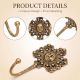 Handmade Yellow Brass Sun God Face Single Wall Hook